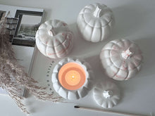 Load image into Gallery viewer, Ceramic Pumpkin Tea Light Holder
