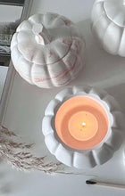 Load image into Gallery viewer, Ceramic Pumpkin Tea Light Holder
