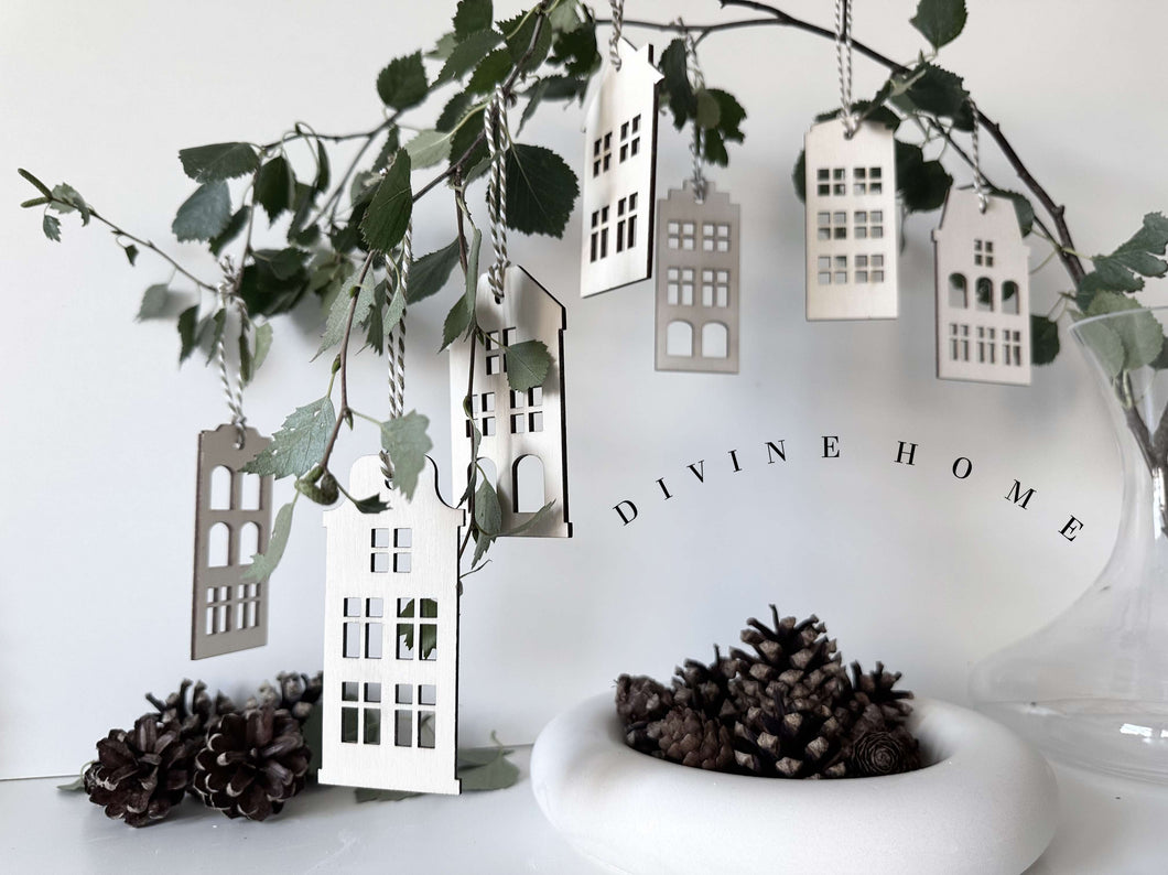 Christmas Scandinavian House Decoration Set