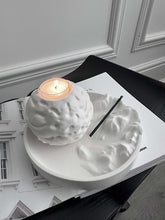 Load image into Gallery viewer, Vetta Fiorentina Ceramic Decorative Tray/Dish With Tea Light Holder
