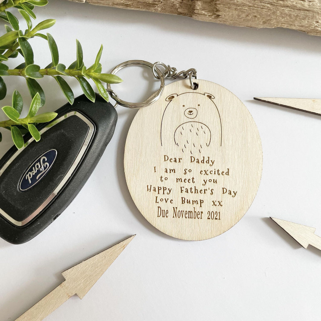 Dear Daddy Keyring