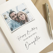 Load image into Gallery viewer, Beautiful Daughter Personalised Photo Card
