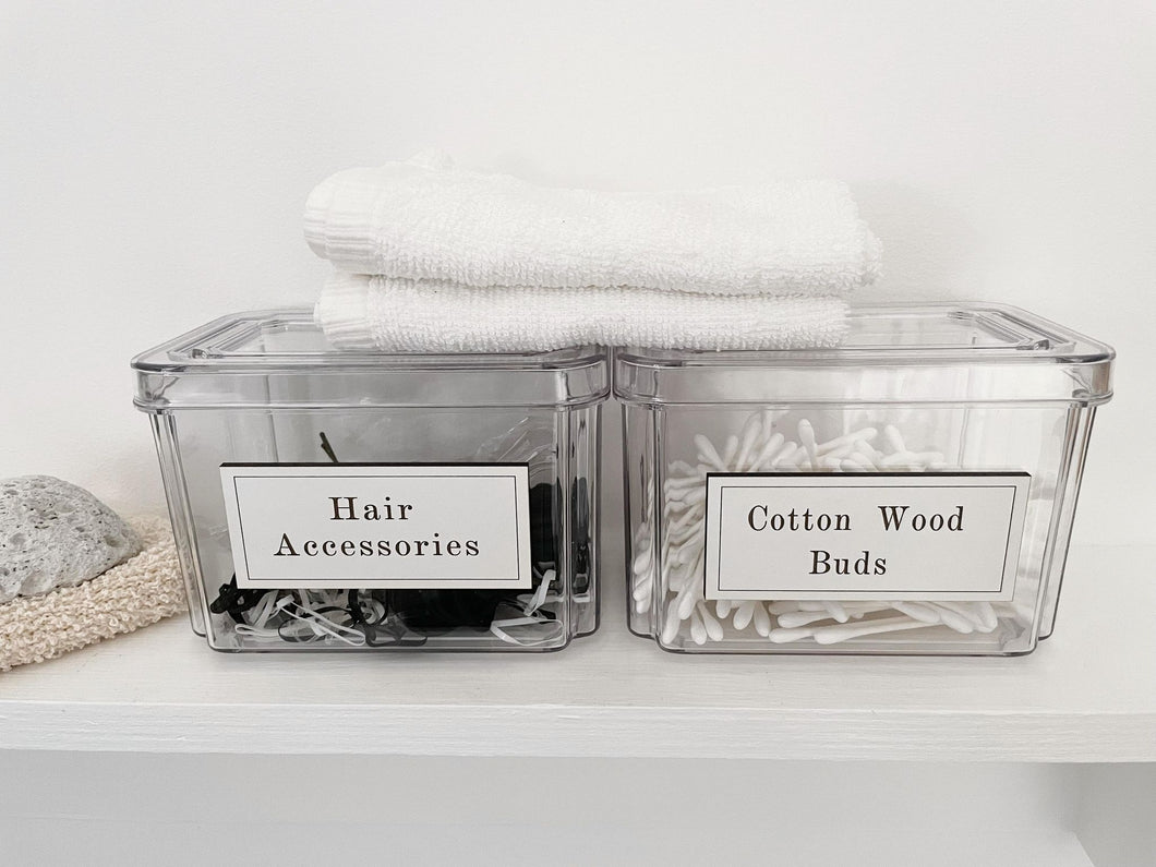 Small Personalised Storage Labels